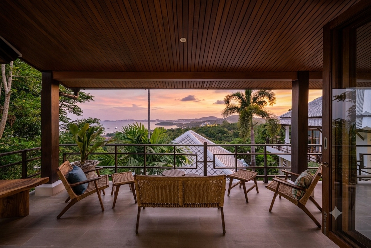 Evening terrace
